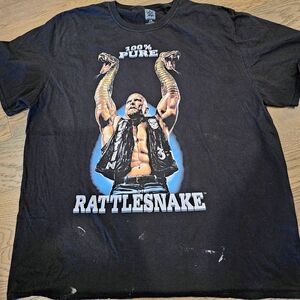 Retro Vintage Style Stone Cold Steve Austin 100% Pure Rattles Snake T-Shirt WWE